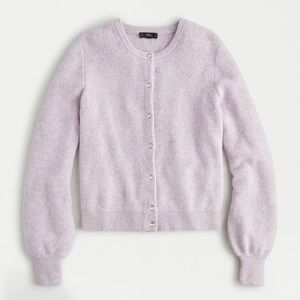 💜 J. CREW 💜 Lavender jewel button cardigan